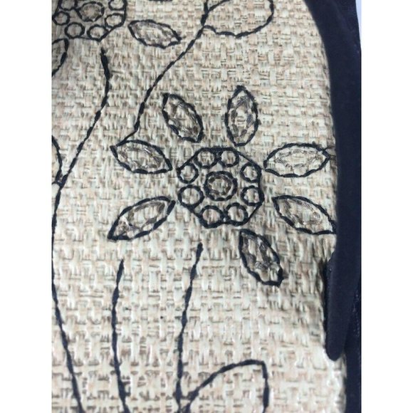 ESNY Womens Floral Flip Flop Platform Wedge Sandals Shoes Thongs - Picture 9 of 9